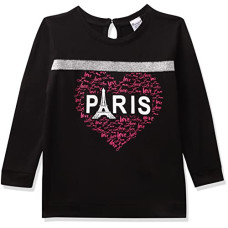 Deals, Discounts & Offers on  - Chromozome Girls Cotton Blend Hooded Neck Sweatshirt (Black_11 Years-12 Years)