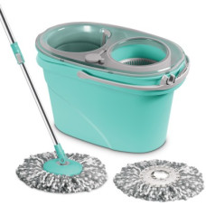 Deals, Discounts & Offers on  - Spotzero by Milton Twin Star Spin Mop With Bucket | Cleaning Mop | Dry Compartment | Sturdy Basket Mop, Bucket