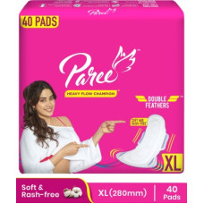 Deals, Discounts & Offers on  - Paree Soft & Rash Free XL Sanitary Pad, With 3 Seconds Absorption