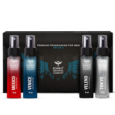 Deals, Discounts & Offers on Beauty Care - Bombay Shaving Co Perfume for Men | Premium Perfume Set for Men - 8ml x 4 | Perfume Gift Set