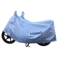 Deals, Discounts & Offers on Accessories - Amazon Brand - Solimo Honda CB Shine Water Resistant Bike Cover (Silver) | Cover
