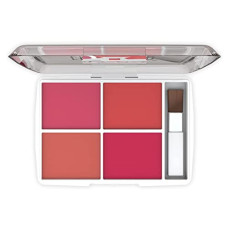 Deals, Discounts & Offers on Beauty Care - Elpis Gold 4 Colour Blusher Highliter Pallete With Brush