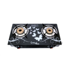 Deals, Discounts & Offers on  - Sigri-wala Cute ISI Certified LPG Only Glass Manual Gas Stove(2 Burners)