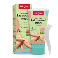 Deals, Discounts & Offers on Health & Personal Care - Sirona Hair Removal Cream for Women, Oily Skin - 50 gm | with Green Tea & Tea Tree | Ideal
