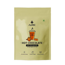 Deals, Discounts & Offers on  - Auric Ashwagandha Hot Chocolate | Boosts Energy & Makes You Stronger from Inside | Protein Rich, Flavourful & Traditional | Unsweetened Drinking Chocolate