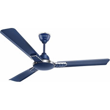 Deals, Discounts & Offers on  - LONGWAY Wave P1 1200 mm/48 inch 400 RPM Ultra High Speed 3 Blade 5-Star Rated Anti-Dust Decorative Ceiling Fan (Silver Blue, Pack of 1)