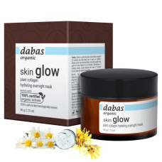 Deals, Discounts & Offers on Beauty Care - Dabas Organic Skin Glow Hydrating Overnight Mask, Sleeping Face Mask with Chamomile & Hyaluronic Acid,