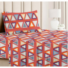 Deals, Discounts & Offers on  - Flipkart SmartBuy 160 TC Microfiber Single Printed Flat Bedsheet(Pack of 1, Red)