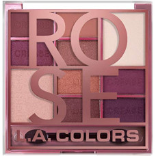 Deals, Discounts & Offers on Beauty Care - L.A. COLORS Block 10 Color Eyeshadow Palette, Rose, 16 g