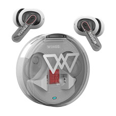 Deals, Discounts & Offers on Electronics - Wings Phantom 340 Best Low Latency 40ms Earbuds, Sync App Support, Ergonomically Designed Case, 50 Hours Playtime, Quad ENC Mic, Touch Controls.