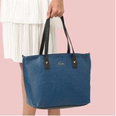 Deals, Discounts & Offers on Bags, Wallets & Belts - LAVIEWomen Blue Tote - Extra Spacious