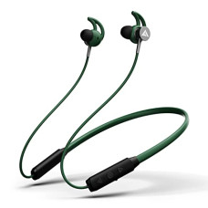 Deals, Discounts & Offers on  - Boult Audio FXCharge Wireless in Ear Bluetooth Neckband with ENC Mic, 32H Playtime, Type-C Fast Charging (5Mins=7.5Hrs Playtime), Dual Pairing, Made in India, Biggest 14.2mm Drivers Ear Phones (Green)