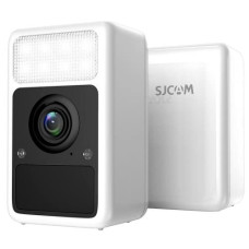 Deals, Discounts & Offers on Electronics - SJCAM S1 2K/15fps Home Camera | IP65 Waterproof | Super Night Version | Infrared Sensor | 143 Thermoinduction Angel | Wireless Installation | Security Camera | White