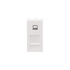Deals, Discounts & Offers on Home Improvement - Anchor by Panasonic 66556 RJ45, Computer Socket, Cat 5e, 1Modular (White, Pack of 5)