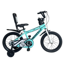 Deals, Discounts & Offers on  - Wheely Blade, 16T Kids Bike, 10 Inch Frame, Blue, Single Speed Steel Frame Bike with Support Wheels, Bottle & Bottle Holder, with Back Rest, Ideal