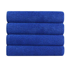 Deals, Discounts & Offers on Home Improvement - Bathla Spic & Span Multi Purpose Micro Fibre Cleaning Cloth - 340 GSM: 30cmx30cm (Pack of 4 - Dark Blue)