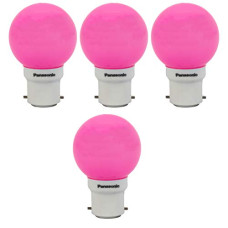 Deals, Discounts & Offers on  - Panasonic 0.5 W B22 LED Pink Night Light Bulb, Pack of 4, (92853PN-pk4)