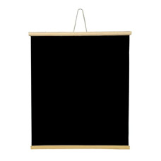 Deals, Discounts & Offers on  - Qualimate Black Board for Kids for Home Smart Rolled up Board for Classroom Teaching Chalk Board Wall Hanging
