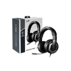 Deals, Discounts & Offers on  - MSI Immerse GH61 Gaming Headset - Hi Res Virtual 7.1 Surround Sound - Wired, Over Ear, Headphone with Mic, Built-in ESS DAC and AMP - 40 mm Drivers - Black