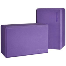 Deals, Discounts & Offers on  - AmazonBasics Yoga Blocks Pair - Pack of 4, Purple