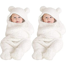 Deals, Discounts & Offers on Baby Care - BeyBee Newborn Babies 3 in 1 Baby Blanket Wrapper Sleeping Bag, White Plain, 31