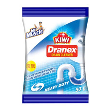 Deals, Discounts & Offers on  - Mr. Muscle Kiwi Dranex Drain Cleaner Powder, 50g | Removes Clogs, Blockages in Washbasin, Septic Tank, Sinks, Pipes in Just 30 Minutes