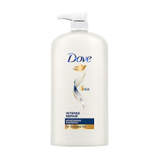 Deals, Discounts & Offers on  - Dove Intense Repair Shampoo 1 L, Repairs Dry and Damaged Hair, Strengthening Shampoo for Smooth & Strong Hair - Mild Daily Shampoo