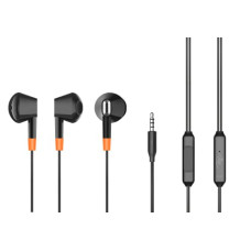 Deals, Discounts & Offers on Headphones - Itel IEP-11 Half in Wired Earphone_Black