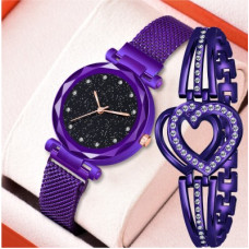 Deals, Discounts & Offers on Watches & Wallets - Daniel JubileMagnetic Chain magnet strap with bracelet hand watch girls watch