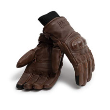 Deals, Discounts & Offers on  - Royal Enfield Brown Leather Protective Riding Gloves