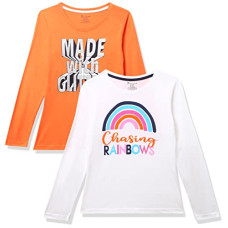 Deals, Discounts & Offers on  - Chromozome Girls Pack of 2 Tee