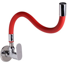 Deals, Discounts & Offers on Home Improvement - MARCOWARE Stainless Steel Kitchen Sink Tap with Ultra Flexible Spout, Wall Mount, Chrome, Polished Finish
