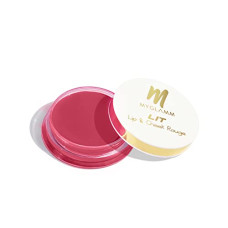 Deals, Discounts & Offers on Beauty Care - MyGlamm LIT Lip & Cheek Rouge - Raspberry Pop, 10g | Raspberry Pink Shade Lip & Cheek Tint Enriched With Vitamin E, Cocoa Seed & Shea Butter For All Skin Type | Long Lasting, Vegan Lip & Cheek Tint