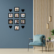 Deals, Discounts & Offers on  - Amazon Brand - Solimo Photo Frame Set (Black_SPF-1398)