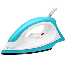Deals, Discounts & Offers on Irons - Longway Kwid Light Weight Dry Iron (1100 Watts, Blue and White)