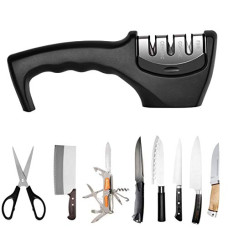 Deals, Discounts & Offers on  - Tallin Multifunctional 3 Slots Kitchen Knife Sharpener with Removable Head Grinder