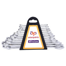 Deals, Discounts & Offers on  - Asian Paints TruCare 12-in-1 Pcs Combination Jaw Spanners Wrench Set | Carbon Steel with Rust & Corrosion Resistant Chrome Plating & Satin Finish | Multipurpose Combination Tool Kit | IS: 2028:2004
