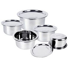 Deals, Discounts & Offers on Cookware - Kuber Stainless Steel Tope Set with Lid | Food Grade Stainless Steel, Durable & Wobble Free Base | Flat Bottom & Multipurpose | Suitable