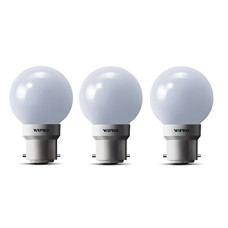 Deals, Discounts & Offers on  - wipro Safelite N10002 B22 0.5-Watt Led Night Lamp (Warm White/Golden Yellow, Pack of 3, Glass)