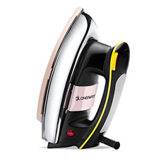 Deals, Discounts & Offers on Irons - Longway Plancha X Heavy Weight Automatic Dry Iron (Black, 1000w)