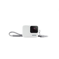 Deals, Discounts & Offers on Electronics - GoPro Silicone Sleeve + Lanyard White