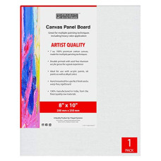 Deals, Discounts & Offers on  - Pragati Systems Medium Grain 08x10 Inch 7 Oz. Primed Canvas Board