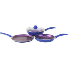 Deals, Discounts & Offers on Cookware - WONDERCHEF Induction Bottom Non-Stick Coated Cookware Set(Aluminium, 3 - Piece)