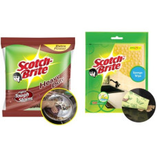 Deals, Discounts & Offers on  - SCOTCH BRITE SB03 Cleaning Wipe, Scrub Pad