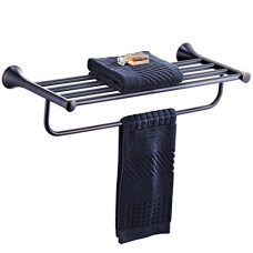 Deals, Discounts & Offers on  - ALTON AntiqueBlack Brass Towel Rack, (24-INCH)