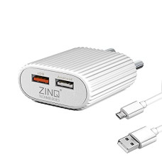 Deals, Discounts & Offers on Mobile Accessories - Zinq Technologies 2A Dual Port Mobile Charger
