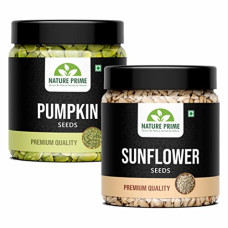 Deals, Discounts & Offers on  - Nature Prime Raw Pumpkin Seeds - 250g and Sunflower Seeds (250g+250g)