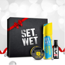 Deals, Discounts & Offers on  - SET WET Men's Styling Gift Set-Clay Hair Wax, Deodorant