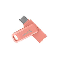 Deals, Discounts & Offers on  - SanDisk Ultra Dual Drive Go USB 3.0 Type C Flash Drive, Peach, 64GB, 5Y