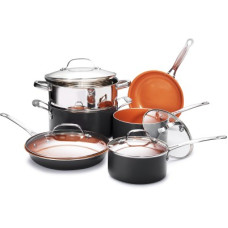 Deals, Discounts & Offers on Cookware - GOTHAM STEEL Induction Bottom Non-Stick Coated Cookware Set(Aluminium, 10 - Piece)